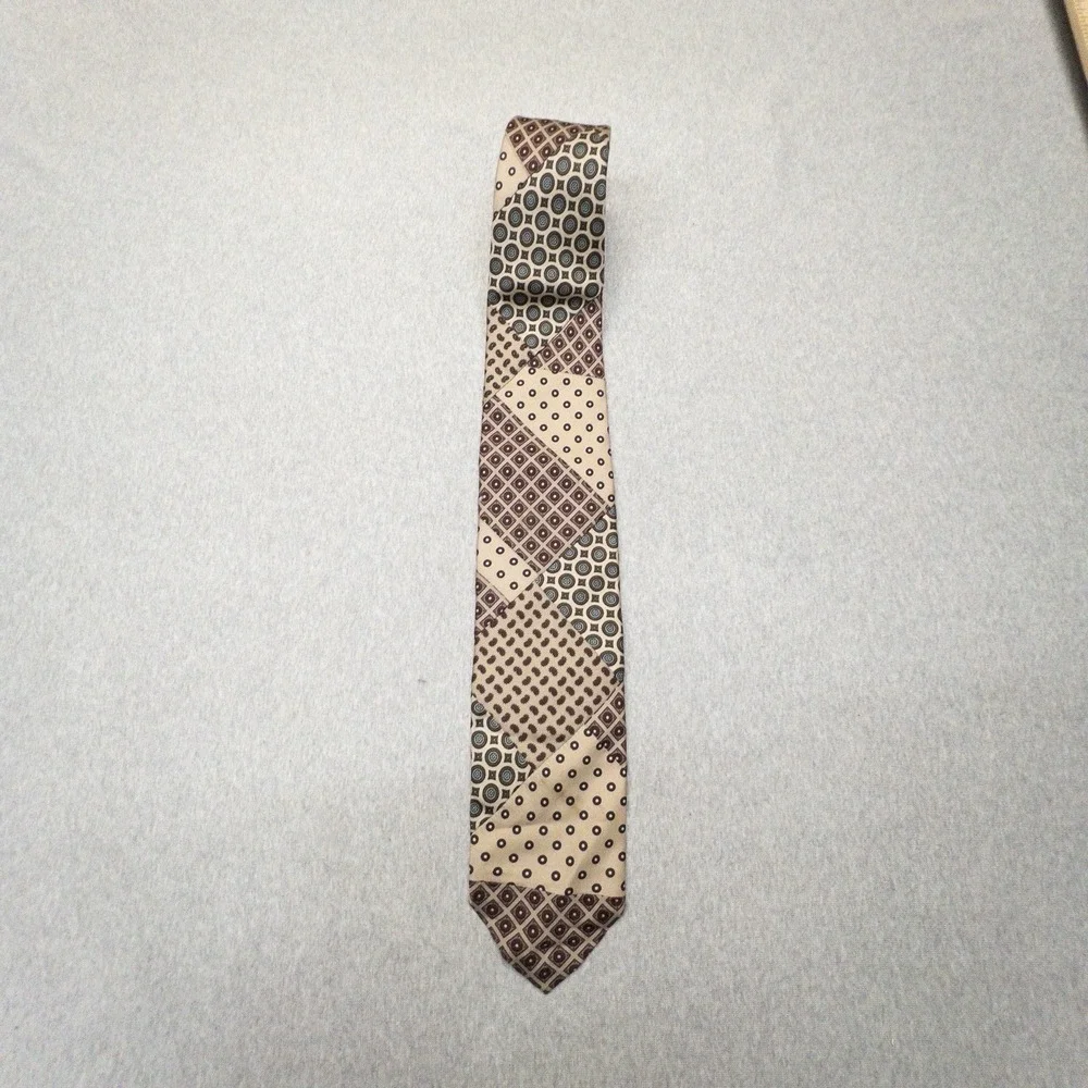 Robert Talbott Tie Mens Shop at the Broadmoor 100% Silk Geometric Office Preppy